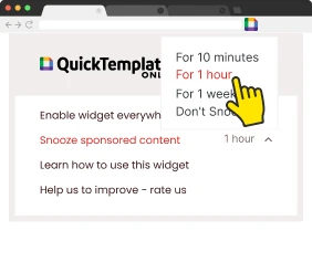 Manage sponsored content